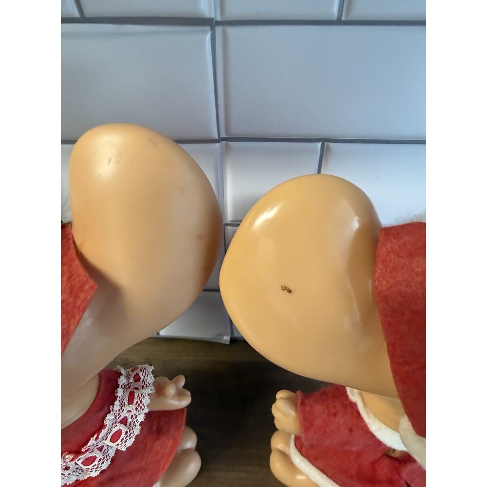 Vintage 1970 Roy Dee Of Fla. Big Ear Mouse Bank Lot of 2 Santa Claus & Mrs Claus - Picture 4 of 9